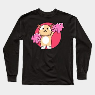 cheer cat Long Sleeve T-Shirt